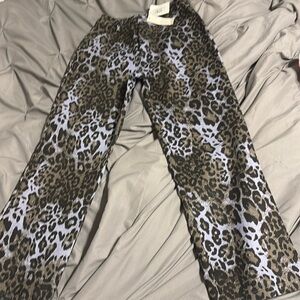 Leopard Print Jeans